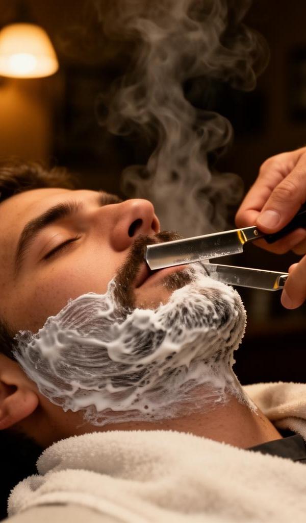Hot towel shave