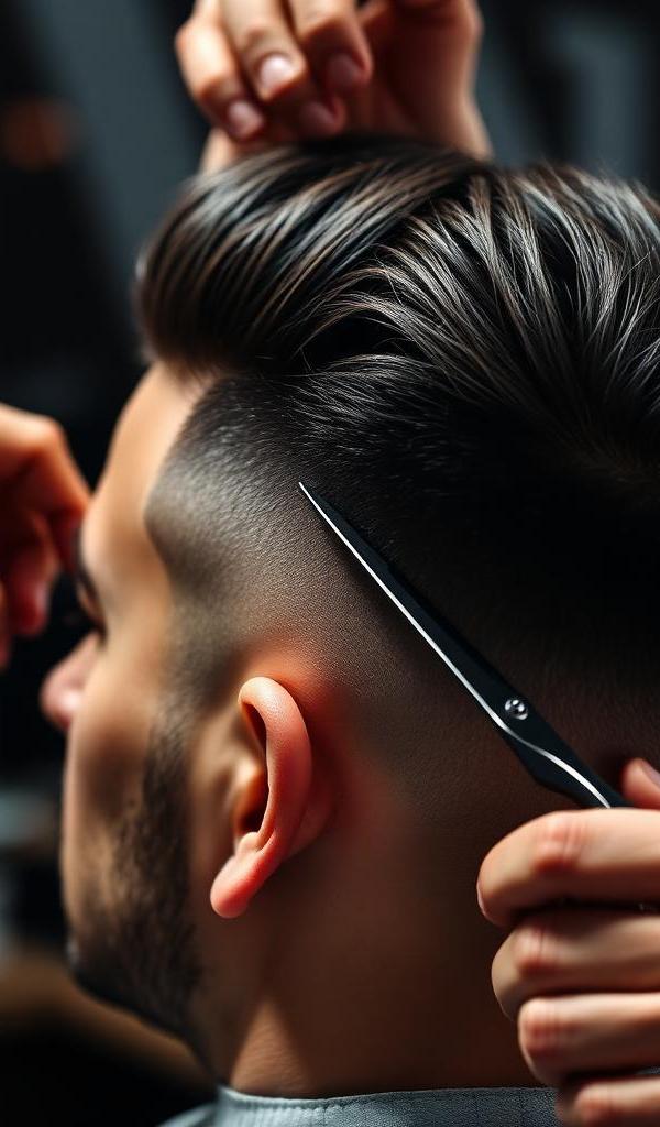 Klassieke knipbeurt door vakbarber bij Barber Poort Almere